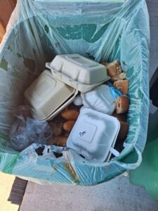 Contamination inside of JBLM recycling bins